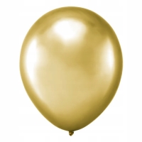 Bal�nek latexov� chromov� zlat� 30 cm 1 ks
