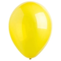 Bal�nek latexov� crystal �lut� 30 cm 1 ks