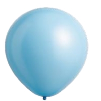 Bal�nek latexov� macaron modr� 27 cm 1 ks