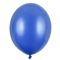 Bal�nek latexov� metalick� tmav� modr� 30 cm 1 ks