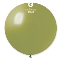 Balónek latexový olivový 80 cm 1 ks