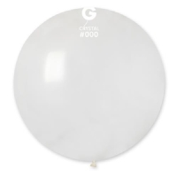 Balónek latexový průhledný 100cm 1ks