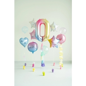 Balnek fliov slo 0 pastelov duhov 86 cm