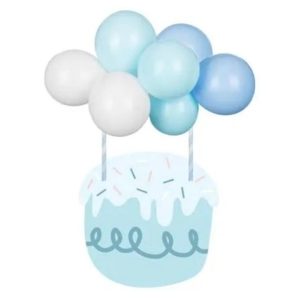 Balnkov dekorace na dort modr 29 cm