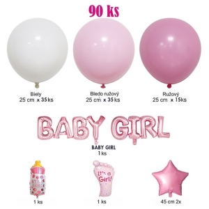 Balnkov girlanda Baby Girl