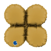 Balónková základna kapky saténová zlatá 48 cm