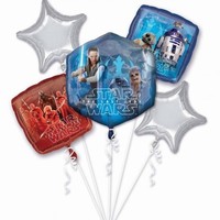 Balónkový buket Star Wars poslední Jedi 5 ks