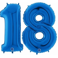 Balnkov set  "18" modr 102 cm