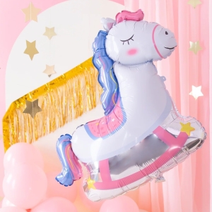 Balónek fóliový houpací koník 84x83 cm