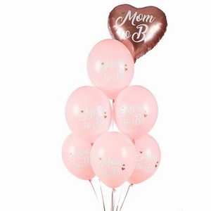 BALONKY latexové Mom to Be pastelově bledě růžová