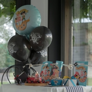 Balónky latexové Pirát 30 cm 6 ks