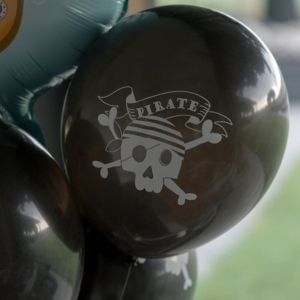 Balónky latexové Pirát 30 cm 6 ks