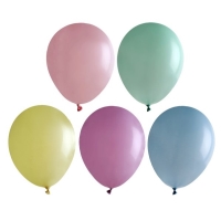 Balónky latexové, pastelové, mix barev 30 cm 10 ks