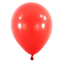 Balónky latexové dekoratérské Crystal červené 27,5 cm 50 ks