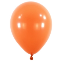 Balónky latexové dekoratérské Crystal oranžové 27,5 cm 50 ks