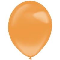 Balónky latexové dekoratérské Crystal oranžové 35 cm 50 ks