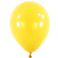 Balónky latexové dekoratérské Crystal žluté 27,5 cm 50 ks