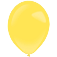 Balónky latexové dekoratérské Fashion žluté 27,5 cm 50 ks