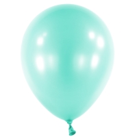 Balónky latexové dekoratérské Pearl Robin´s Egg Blue 35 cm 50 ks