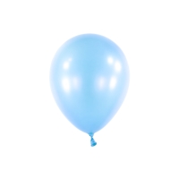 Balónky latexové dekoratérské Pearl pastelově modré 12 cm 100 ks