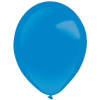 Balónky latexové dekoratérské metalické modré 27,5 cm 50 ks
