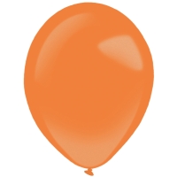 Balónky latexové dekoratérské metalické oranžové 27,5 cm 50 ks