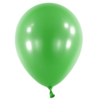 Balónky latexové dekoratérské metalické zelené 35 cm 50 ks