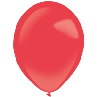 Balónky latexové dekoratérské pastelové červené 27,5 cm 50 ks