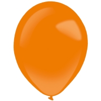 Balónky latexové dekoratérské pastelové oranžové 27,5 cm 50 ks