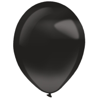 Balónky latexové dekoratérské perleťové černé 27,5 cm 50 ks
