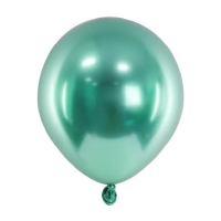 Balónky latexové lesklé Glossy zelené 12 cm 50ks