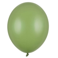 Balónky latexové pastelové rozmarýnově zelené 27 cm 100 ks