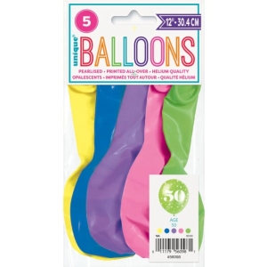 Balnky latexov . 50 s hvzdikami 30 cm 5 ks