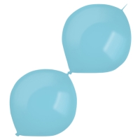 Balónky latexové spojovací dekoratérské Fashion karibsky modré 30 cm 50 ks