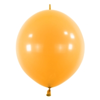Balónky latexové spojovací dekoratérské Fashion oranžové 30 cm 50 ks
