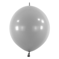 Balónky latexové spojovací dekoratérské Fashion šedé 30 cm 50 ks