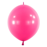 Balónky latexové spojovací dekoratérské Fashion tmavě růžové 30 cm 50 ks