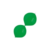 Balónky latexové spojovací dekoratérské metalické zelené 15 cm 100 ks