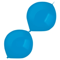 Balónky latexové spojovací dekoratérské pastelové modré 30 cm 50 ks