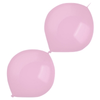 Balónky latexové spojovací dekoratérské pastelové růžové 30 cm 50 ks