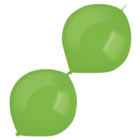 Balónky latexové spojovací dekoratérské pastelové zelené 30 cm 50 ks
