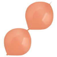 Balónky latexové spojovací dekoratérské perleťové pomerančové 30 cm 50 ks