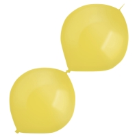 Balónky latexové spojovací dekoratérské perleťové zlaté 30 cm 50 ks