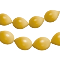 Balónky latexové spojovací zlaté 33 cm 8 ks