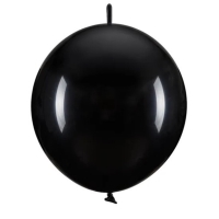 Balónky spojovací černé 33 cm 20 ks