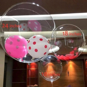 Balnov bublina krystalov transparentn 1 ks