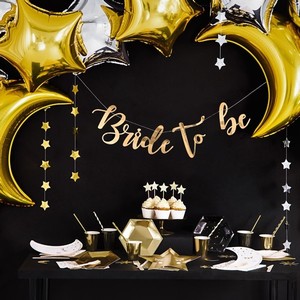 BANNER Bride to be zlat�
