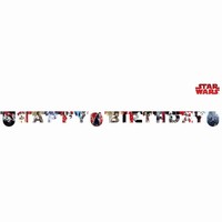 Banner narozeninový "Star Wars - Epizoda 8" 1ks