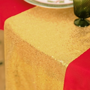 Bhoun na stl zlat flitrovan 28x200cm