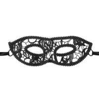 Benátská maská černá maškarní ples